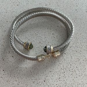 Designer inspired cable bracelets